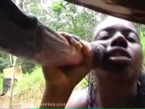 epic horse fuckwith africa girl very more cumshot and get wet every hole 5
